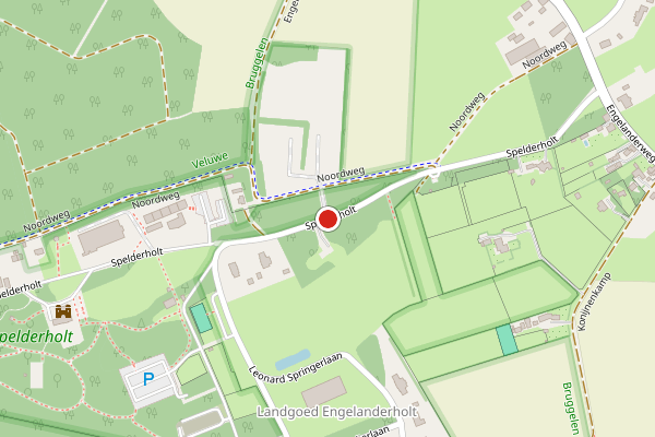 Brandweer-melding op Spelderholt, Beekbergen op 28 juni, kaart-overzicht