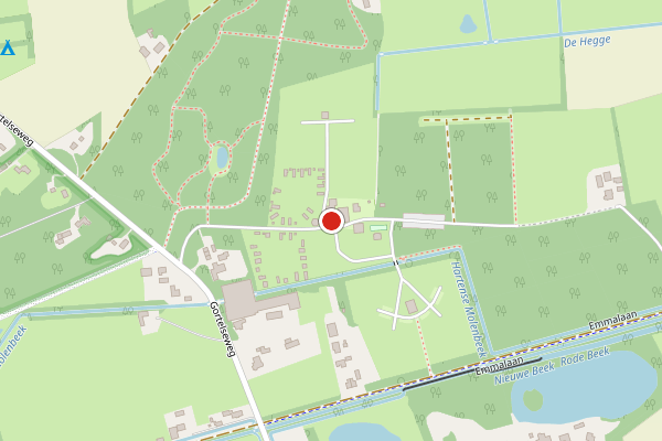 Brandweer-melding op Gortelseweg, Vaassen op 28 juni, kaart-overzicht