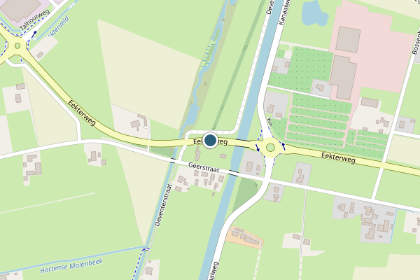 Politie-melding op Eekterweg, Vaassen op 28 juni, kaart-overzicht