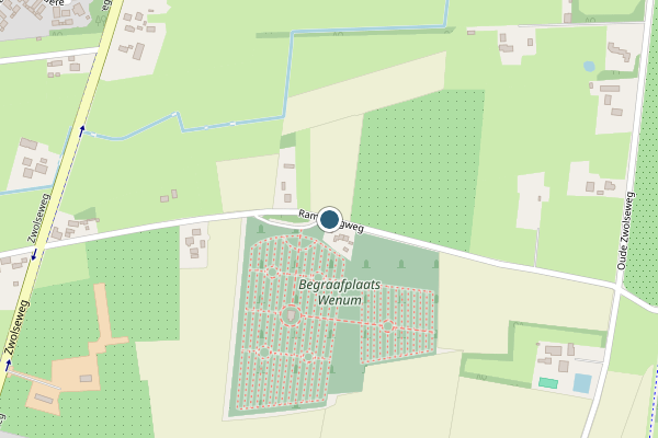 Politie-melding op Ramsbrugweg, Wenum Wiesel op 28 juni, kaart-overzicht