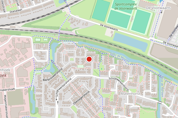Brandweer-melding op Bierbrouwershorst, Apeldoorn op 28 juni, kaart-overzicht