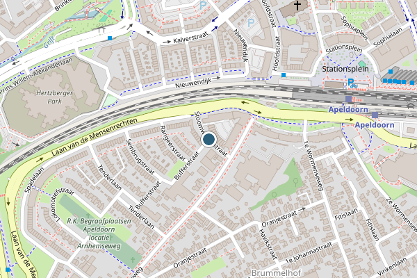 Politie-melding op Stoomwezenstraat, Apeldoorn op 30 juni, kaart-overzicht