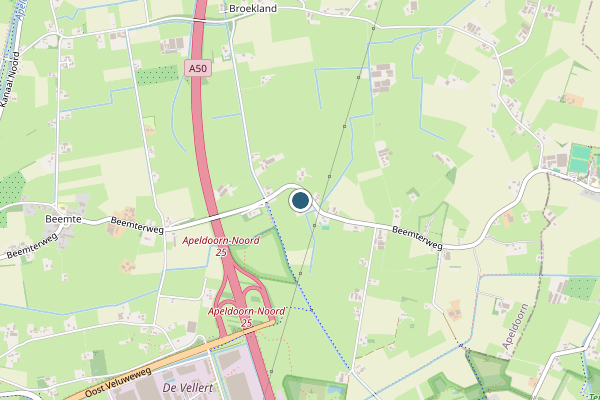 Politie-melding op Beemte Broekland op 7 juli, kaart-overzicht