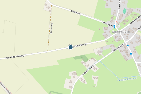Politie-melding op Achterste Kerkweg, Lieren op 7 juli, kaart-overzicht