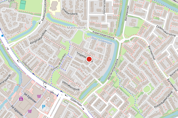 Brandweer-melding op Tingietersdonk, Apeldoorn op 8 juli, kaart-overzicht