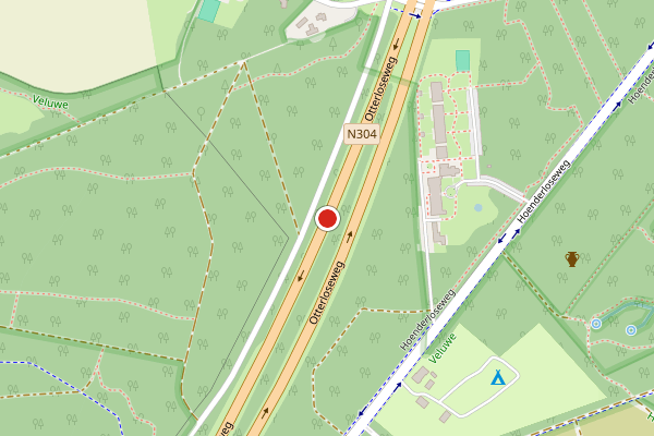 Brandweer-melding op Otterloseweg, Ugchelen op 9 juli, kaart-overzicht