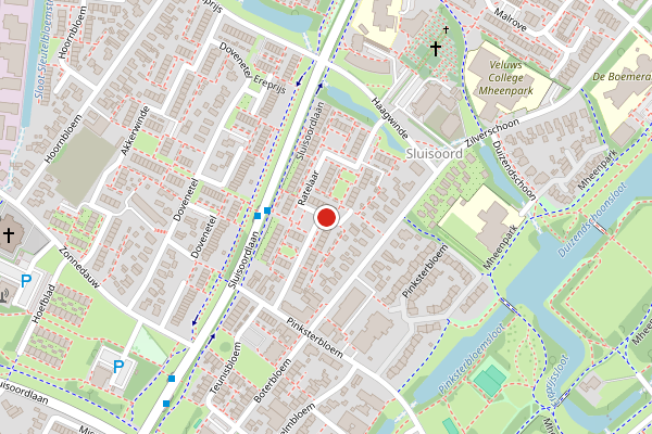 Brandweer-melding op Ratelaar, Apeldoorn op 9 juli, kaart-overzicht