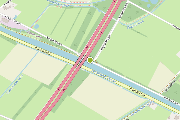 Ambulance-melding op Kanaal Zuid, Lieren op 10 juli, kaart-overzicht