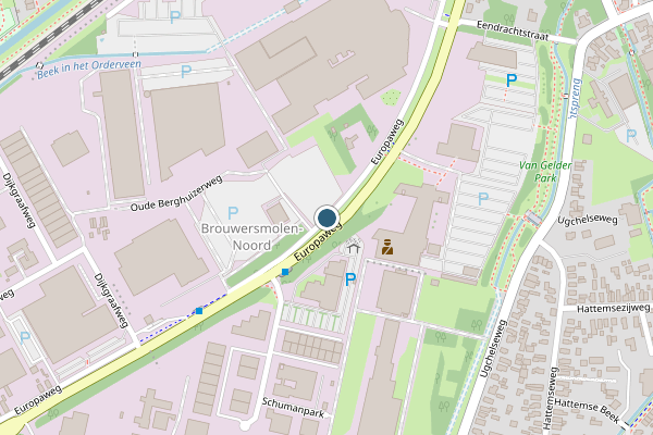 Politie-melding op Europaweg, Apeldoorn op 11 juli, kaart-overzicht