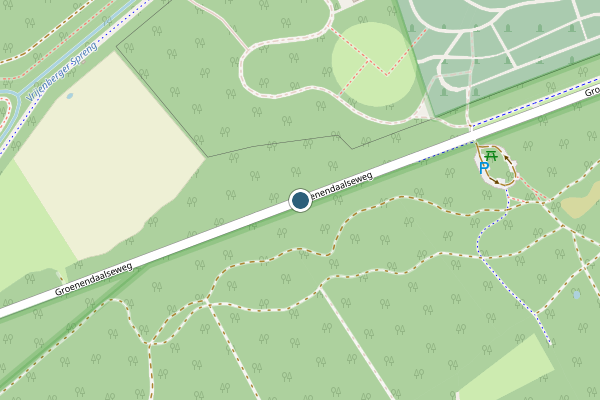 Politie-melding op Groenendaalseweg, Loenen op 21 juli, kaart-overzicht