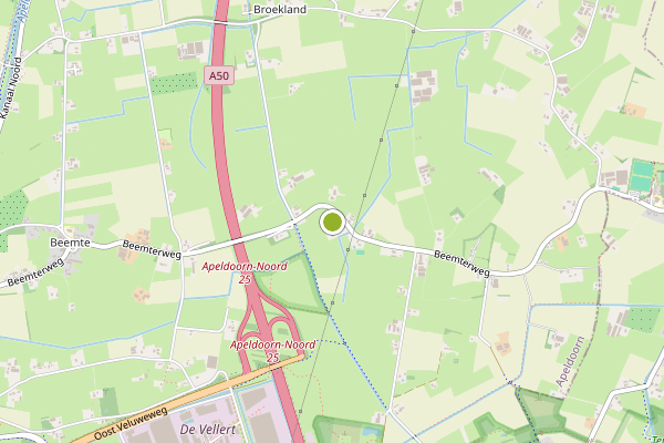 Ambulance-melding op Beemte Broekland op 24 juli, kaart-overzicht