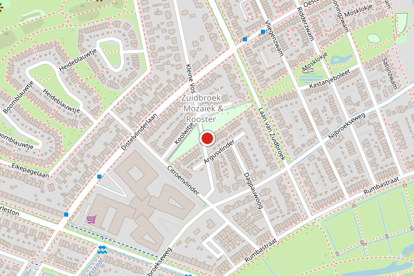 Brandweer-melding op Argusvlinder, Apeldoorn op 28 juli, kaart-overzicht