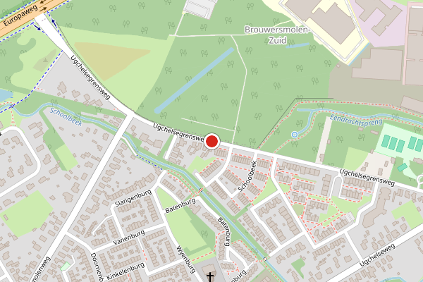 Brandweer-melding op Ugchelsegrensweg, Ugchelen op 28 juli, kaart-overzicht