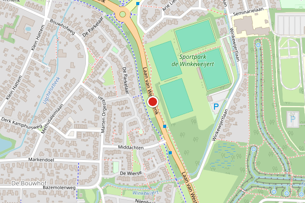 Brandweer-melding op Laan van Westenenk, Apeldoorn op 30 juli, kaart-overzicht