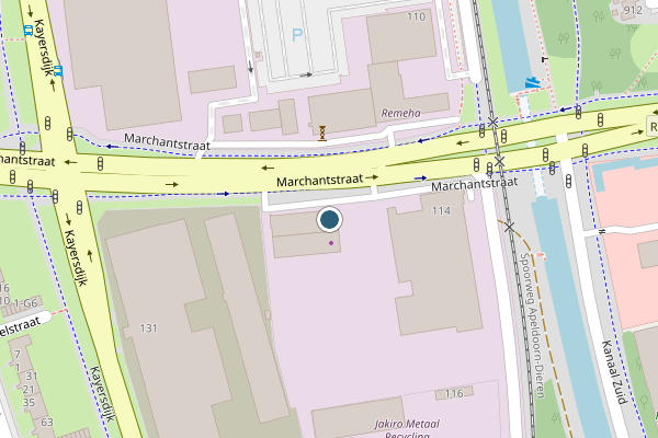 Politie-melding op Marchantstraat, Apeldoorn op 31 juli, kaart-overzicht