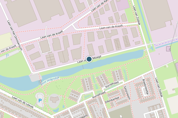 Politie-melding op Laan van de Maagd, Apeldoorn op 31 juli, kaart-overzicht