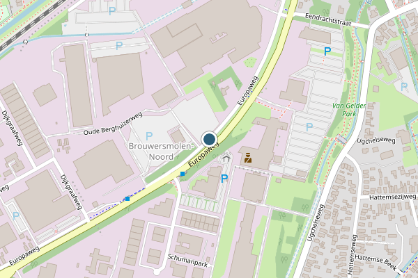 Politie-melding op Europaweg, Apeldoorn op 31 juli, kaart-overzicht