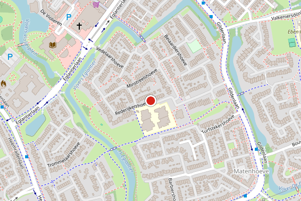 Brandweer-melding op Rederijkershoeve, Apeldoorn op 3 augustus, kaart-overzicht