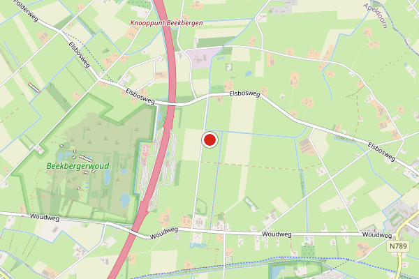 Brandweer-melding op Klarenbeek op 3 augustus, kaart-overzicht