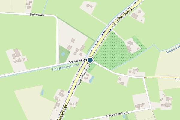 Politie-melding op Klarenbeekseweg, Klarenbeek op 3 augustus, kaart-overzicht