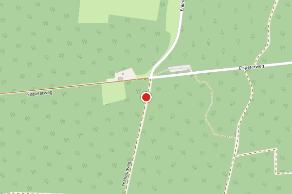 Brandweer-melding op Enkhoutweg, Vaassen op 4 augustus, kaart-overzicht