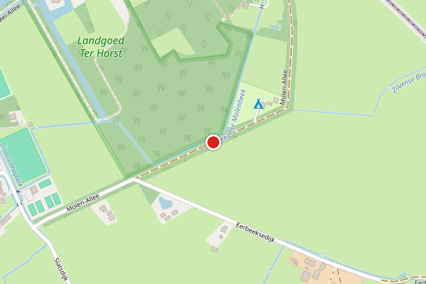 Brandweer-melding op Molen-Allee, Loenen op 28 mei, kaart-overzicht