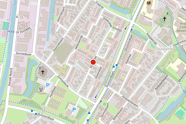 Brandweer-melding op Dovenetel, Apeldoorn op 29 mei, kaart-overzicht