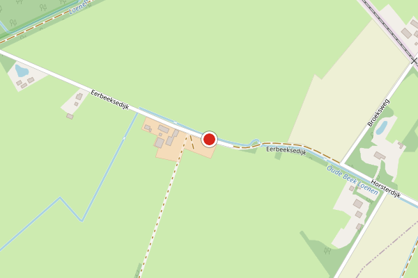 Brandweer-melding op Eerbeeksedijk, Loenen op 29 mei, kaart-overzicht