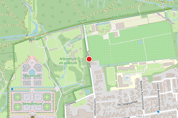 Brandweer-melding op Tuinmanslaan, Apeldoorn op 29 mei, kaart-overzicht