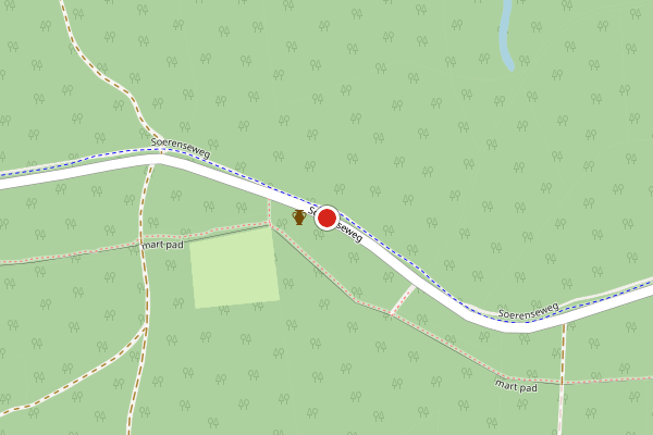Brandweer-melding op Soerenseweg, Hoog Soeren op 2 juni, kaart-overzicht