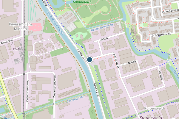 Politie-melding op Wilmersdorf, Apeldoorn op 2 juni, kaart-overzicht