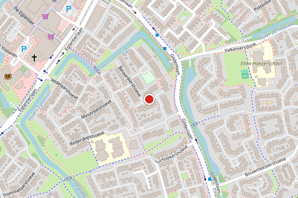 Brandweer-melding op Beiaardiershoeve, Apeldoorn op 5 juni, kaart-overzicht