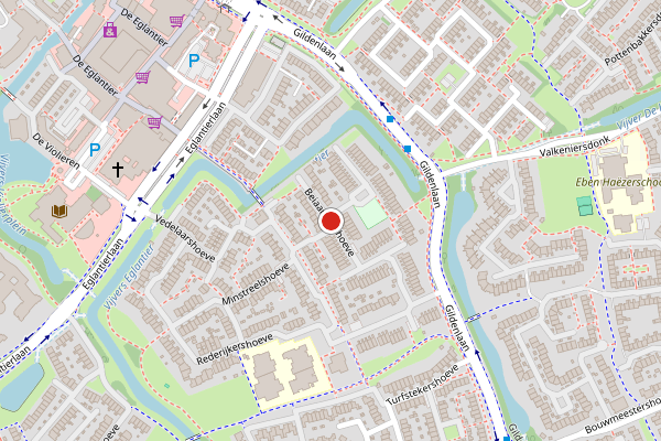 Brandweer-melding op Beiaardiershoeve, Apeldoorn op 5 juni, kaart-overzicht