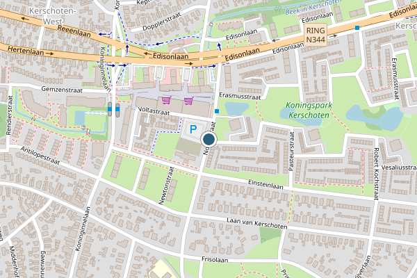 Politie-melding op Nobelstraat, Apeldoorn op 5 juni, kaart-overzicht