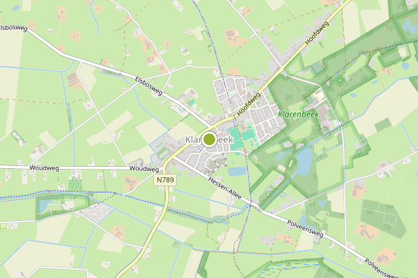 Ambulance-melding op Klarenbeek op 8 juni, kaart-overzicht