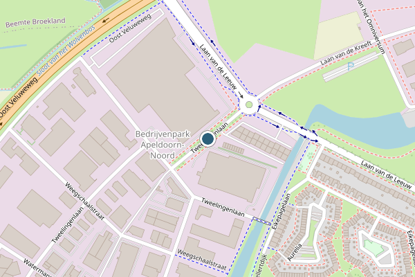 Politie-melding op Tweelingenlaan, Apeldoorn op 9 juni, kaart-overzicht