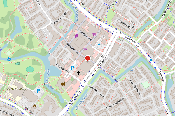 Brandweer-melding op De Eglantier, Apeldoorn op 10 juni, kaart-overzicht