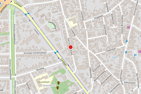 Brandweer-melding op Piet Joubertstraat, Apeldoorn op 12 juni, kaart-overzicht