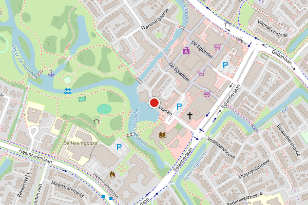 Brandweer-melding op De Violieren, Apeldoorn op 12 juni, kaart-overzicht