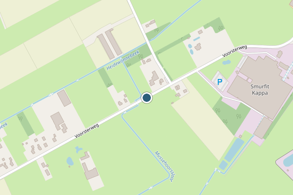 Politie-melding op Voorsterweg, Loenen op 17 juni, kaart-overzicht