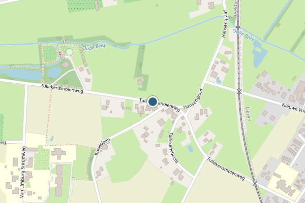 Politie-melding op Tullekensmolenweg, Beekbergen op 18 juni, kaart-overzicht
