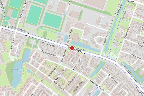 Brandweer-melding op Anklaarseweg, Apeldoorn op 20 juni, kaart-overzicht
