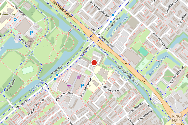 Brandweer-melding op Kalmoesstraat, Apeldoorn op 27 juni, kaart-overzicht