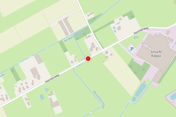Brandweer-melding op Voorsterweg, Loenen op 27 juni, kaart-overzicht